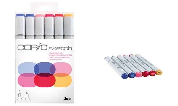 COPIC Sketch Set "Floral Favorites 2", 6 Stk.-4