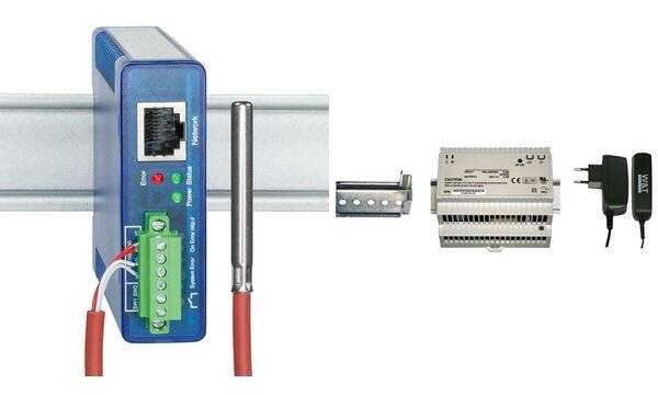 W&T Web-Thermograph Relais, 1 x RJ4510/100BaseTX Port (11130245)