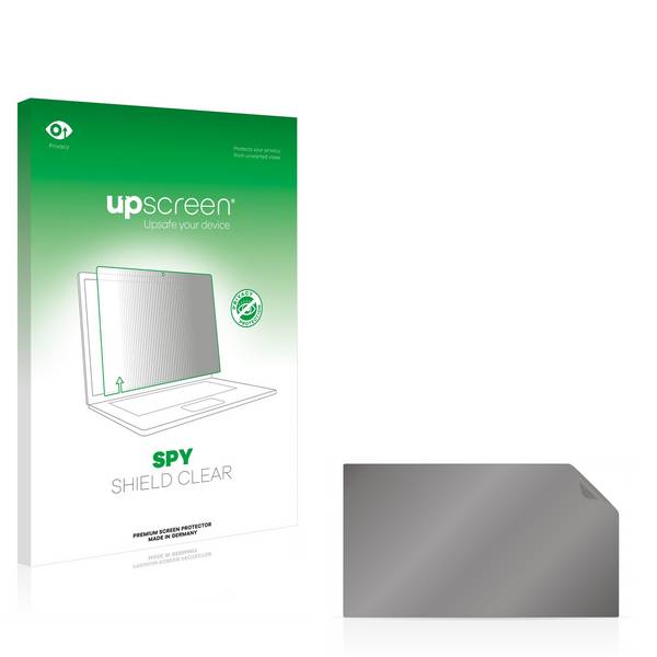 upscreen Spy Shield Clear Premium Blickschutzfolie für Standardgrößen mit 17.3 Zoll Displays