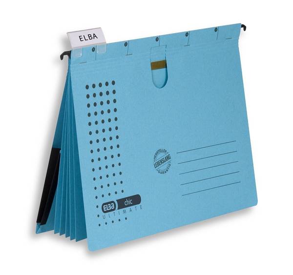 Hängehefter chic ULTIMATE DIN A4 blau 5 St./Pack. - Artikel: 122009550