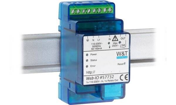 W&T Web-IO, 4.0 Digital, 1 x 230V In, 1 x Relais Out (11185064)-0