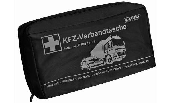 KALFF KFZ-Verbandtasche "Kompakt", Inhalt DIN 13164, schwarz (11570110)-0