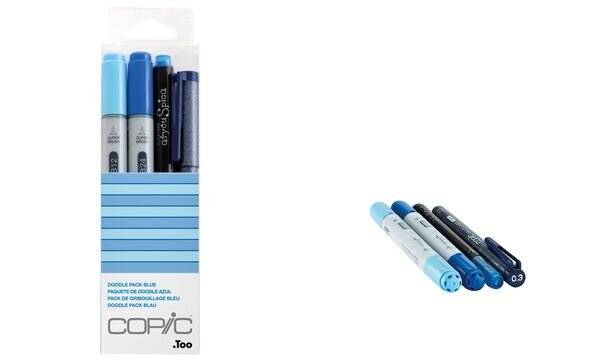 "Copic Set ""Doodle Pack Blue"", 4 Stk."-3