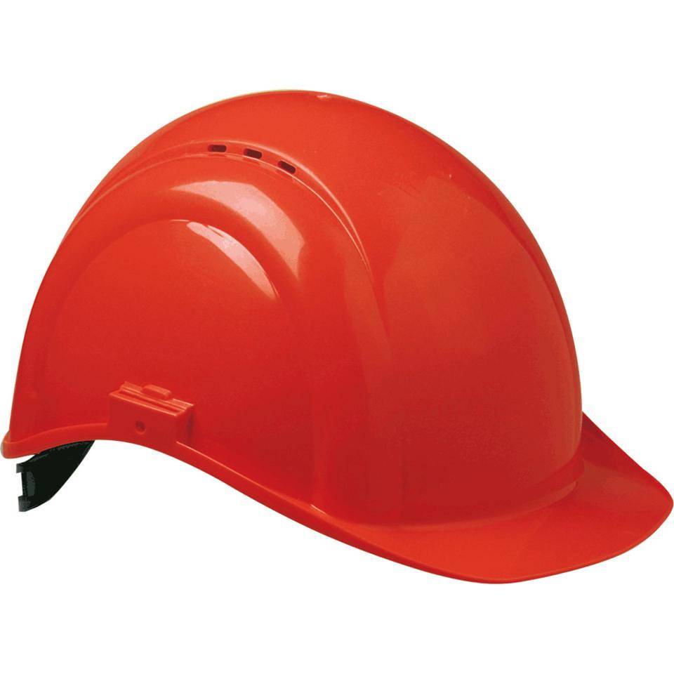 VOSS Arbeitsschutzhelm INAP-Defender-6, EN 397, rot, Thermoplast, 350g-0