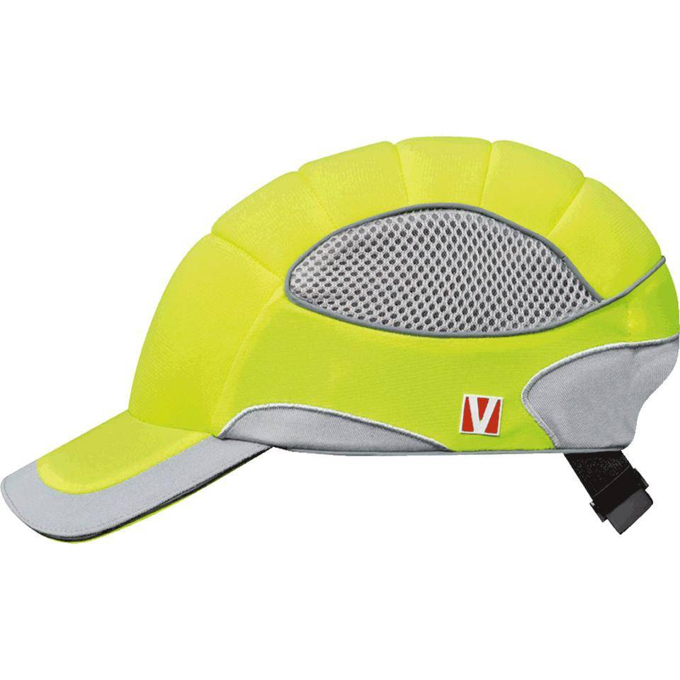 VOSS Anstoßkappe Cap pro, EN 812, mit Hartschale, warngelb, Polyester, 175g-0
