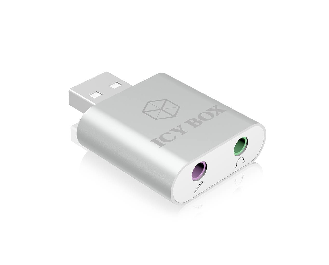 IB-AC527, Adapter USB 2.0 zu Kopfhörer und Mikrofon Klinken-2