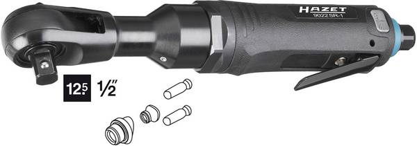 Hazet 9022SR-1 Druckluft-Umschaltknarre  1/2" (12.5 mm) Außenvierkant 6.3 bar
