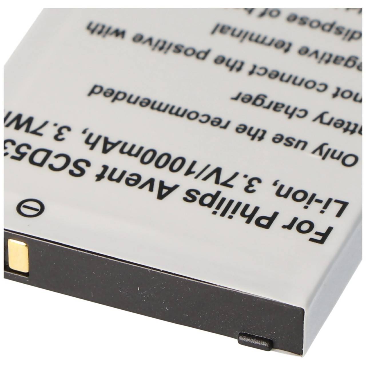 Akku passend für Philips Avent SCD530, Li-Ion, 3,7V, 1000mAh, 3,7Wh-5