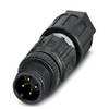 Phoenix Contact 1521591 Sensor-/Aktor-Steckverbinder, unkonfektioniert M12 Stecker, gerade Polzahl Sensoren: 4 1 St.