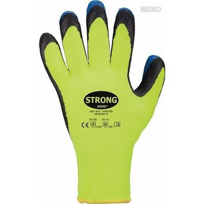 Handschuhe Forster Gr.9 neon-gelb/blau / EN 388,EN 511 Kat.II PES m.Latex / NW-Nr. 4000371125