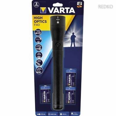 Varta Taschenlampe High Optics 18813101421 LED 5W 3D sw