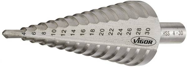 Vigor V2396 HSS Stufenbohrer Gesamtlänge 100 mm Zylinderschaft 1 St.
