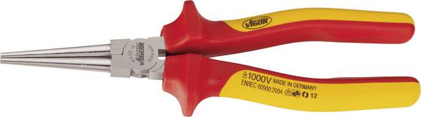 Vigor V2641 VDE Rundzange Gerade  160 mm