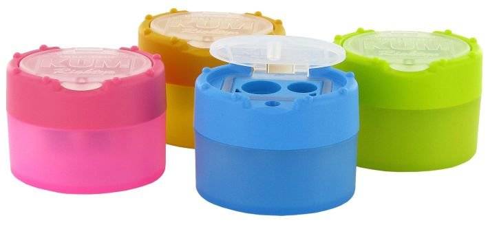 Doppelspitzdose Click-Snap K2 Pop Kunststoff farbig sortiert-2