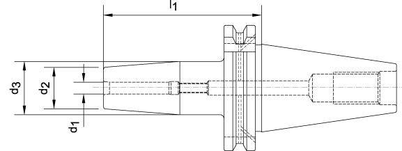 Haimer Schrumpffutter DIN 69871 ADB 14,0x160mm SK40-2
