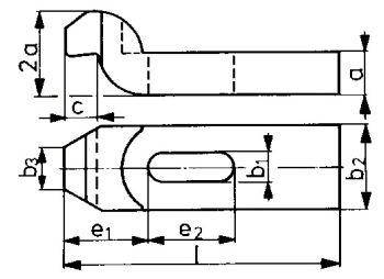 Spanneisen DIN6316 14x125mm FORMAT-1