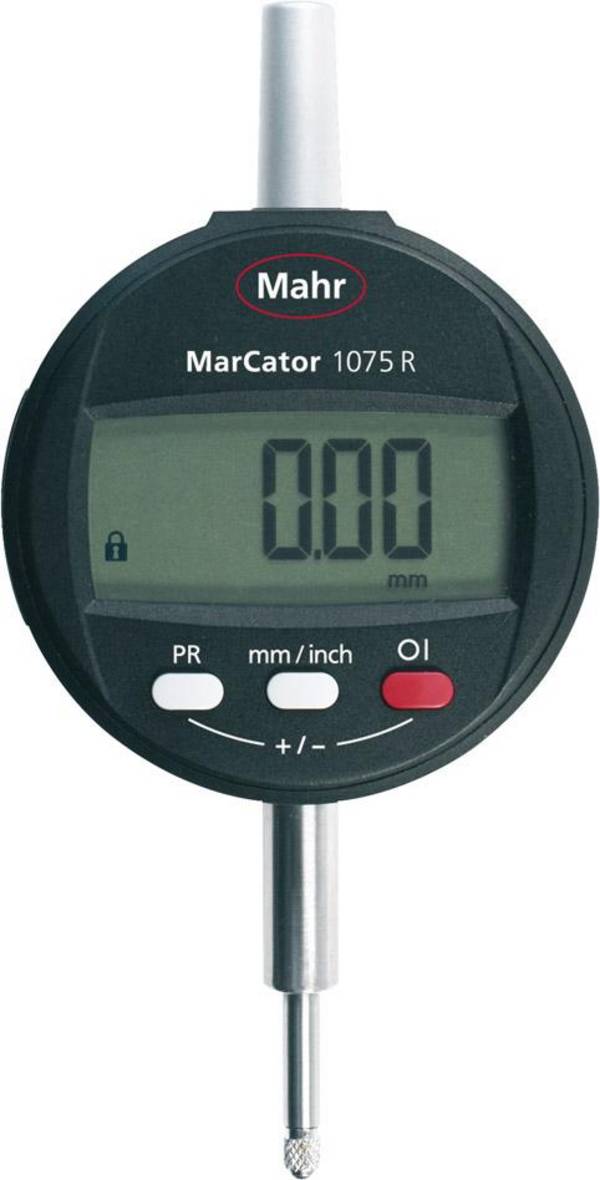 Messuhr MarCator 1075 R IP52 12,5mm Abl.mm 0,01mm dig.D.ausg.MAHR