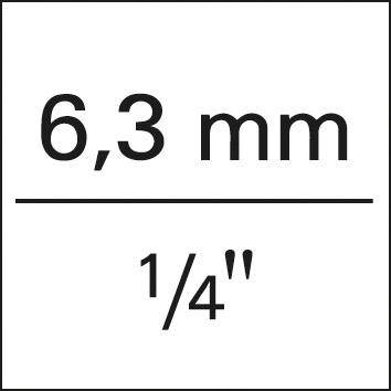 Vergrößerungsstück 1/4"-Innenvierkant auf 1/2"-Außenvierkant FORMAT-1