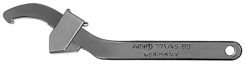 Hakenschlüssel mit Nase verstellbar 20-42mm AMF - Artikel: 4020772051204-0