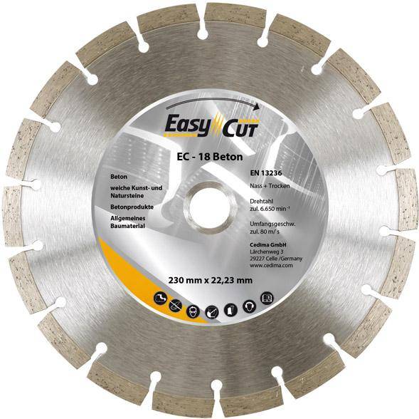 CEDIMA Diamanttrennscheibe EC- 18 115x1,9x10x22,23mm