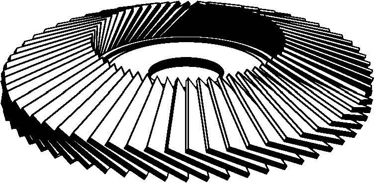 Schleifmopteller SMT624 gewölbt 125mm K80 Klingspor - Artikel: 4014855208494-2