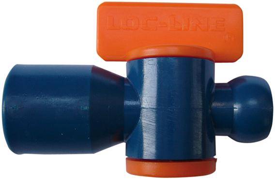 Abstellhahn 2-teilig für Kühlmittelschlauch 1/4" NPT-Innengewinde LOC-LINE-0