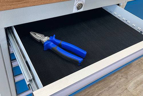 760600200 0630, Einteilungsmaterial für Schubladen 600 × 400 mm BEDRUNKA, Riffelgummi-Einlage-1