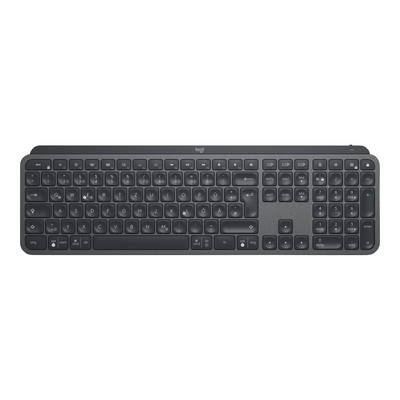 Logitech MX Keys Advanced Wireless Illuminated Keyboard - Tastatur - hinterleuchtet - Bluetooth, 2.4 GHz - QWERTZ - Deut