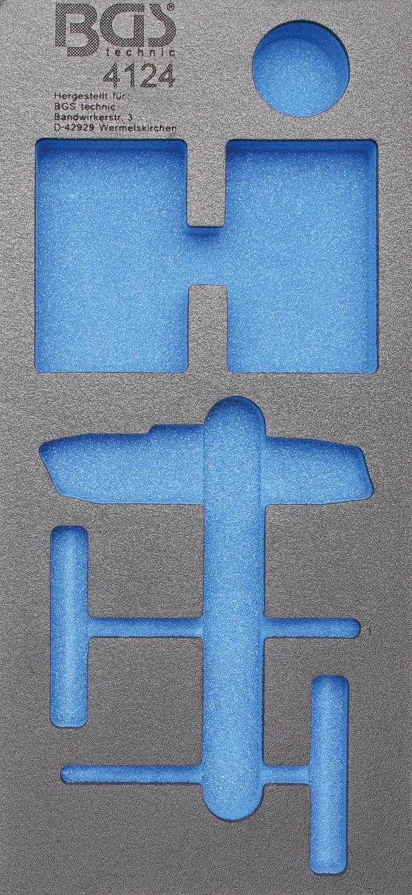 BGS 4124-1 Werkstattwageneinlage 1/3, leer, für Ar t. 4124