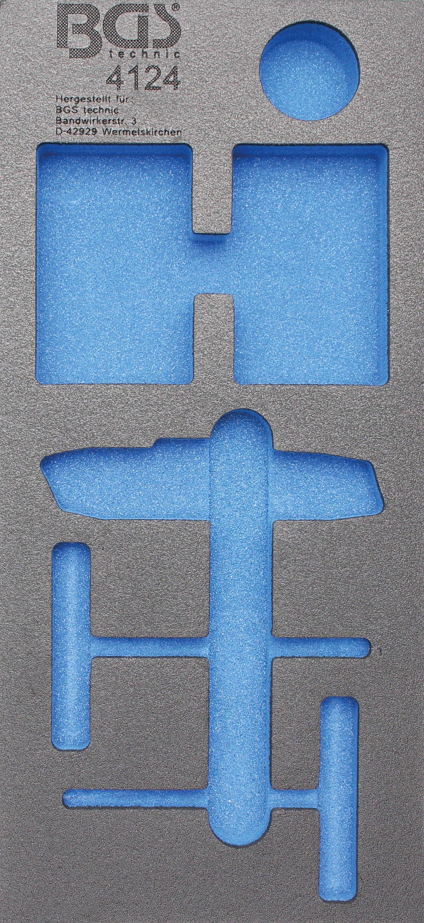 BGS 4124-1 Werkstattwageneinlage 1/3, leer, für Ar t. 4124-0