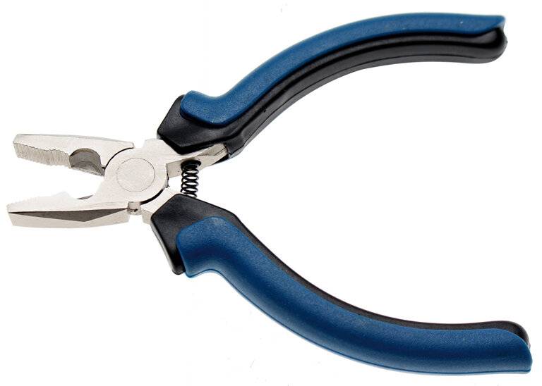 Elektronik-Kombizange mit Feder 120 mm-0