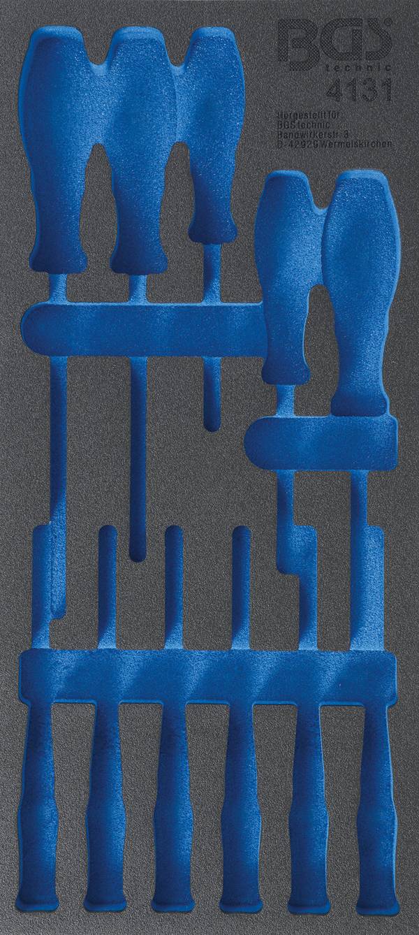 BGS 4131-1 Werkstattwageneinlage 1/3, leer, für Ar t. 4131