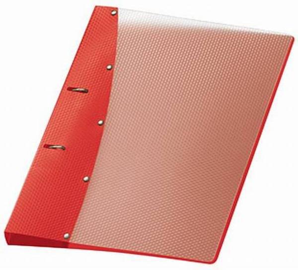 VELOFLEX - Diamond Präsentationsringbücher 2-Ringe rot 2.9 cm DIN A4 - Bürokleinmaterial