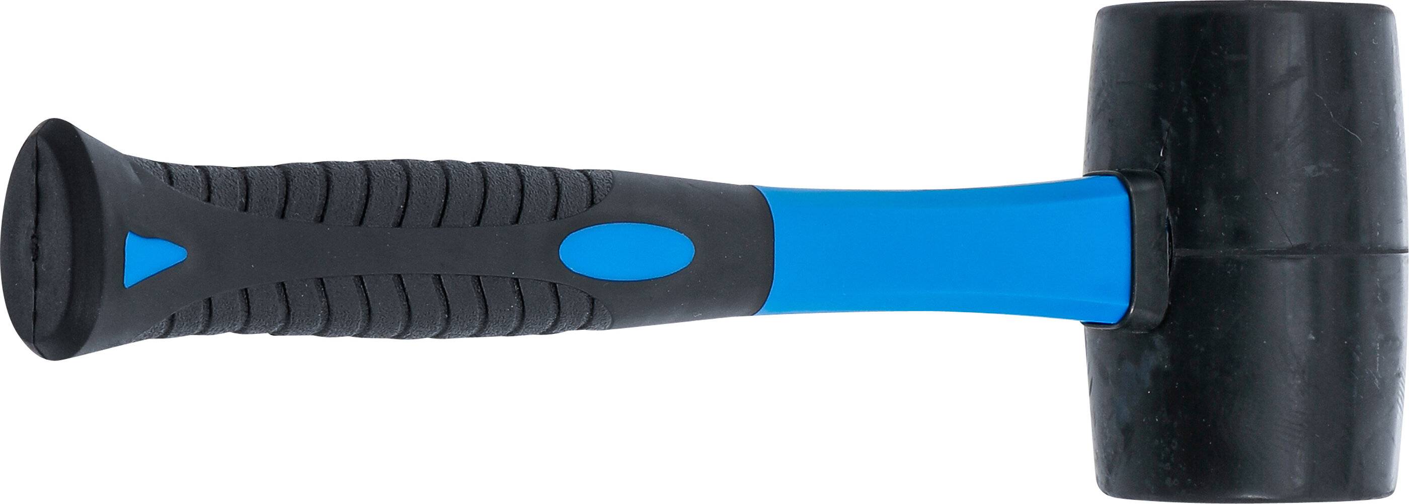 Gummihammer mit Fiberglasstiel 500 g-3