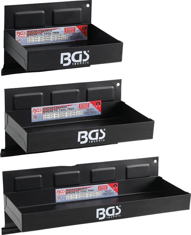 Magnet-Ablagen-Satz 150 / 210 / 310 mm 3-tlg.-2