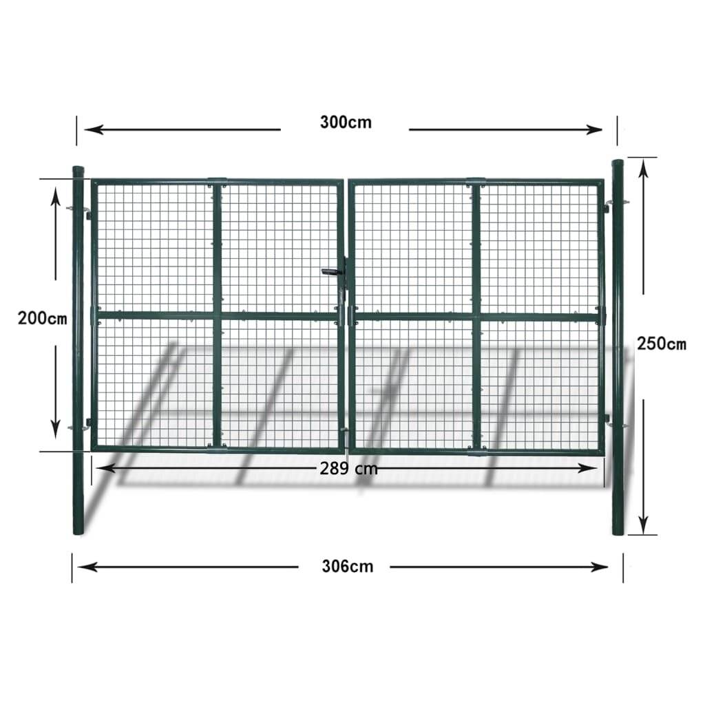 Symbolbild für vidaXL Gartengitter für Tor Zaun Tür und Wand 300 x 200 cm
