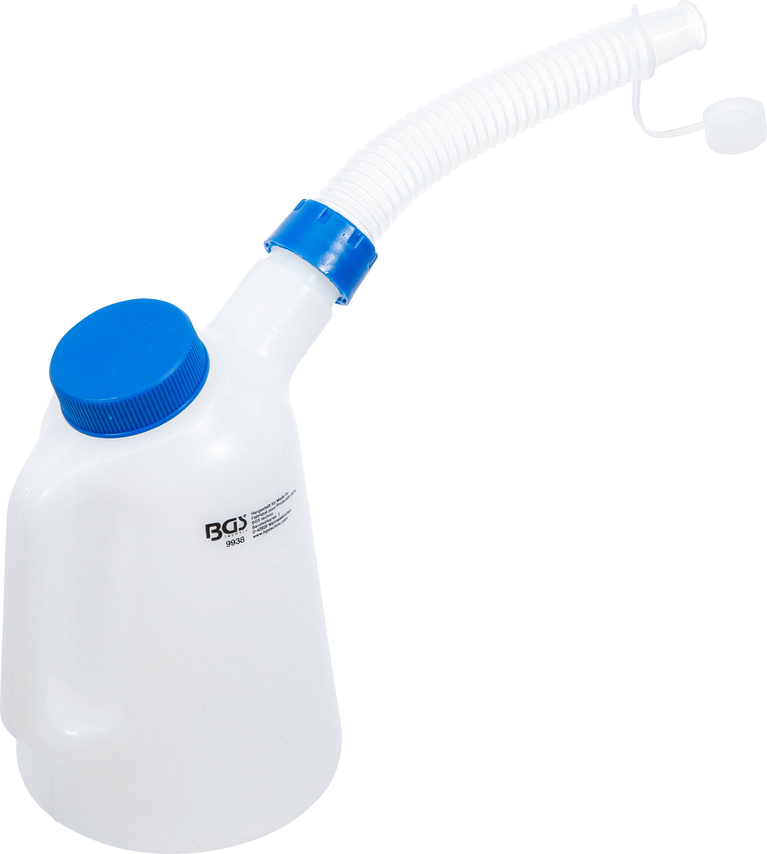 Füllkanne mit flexiblem Ausgussstutzen und Deckel 1 l-1