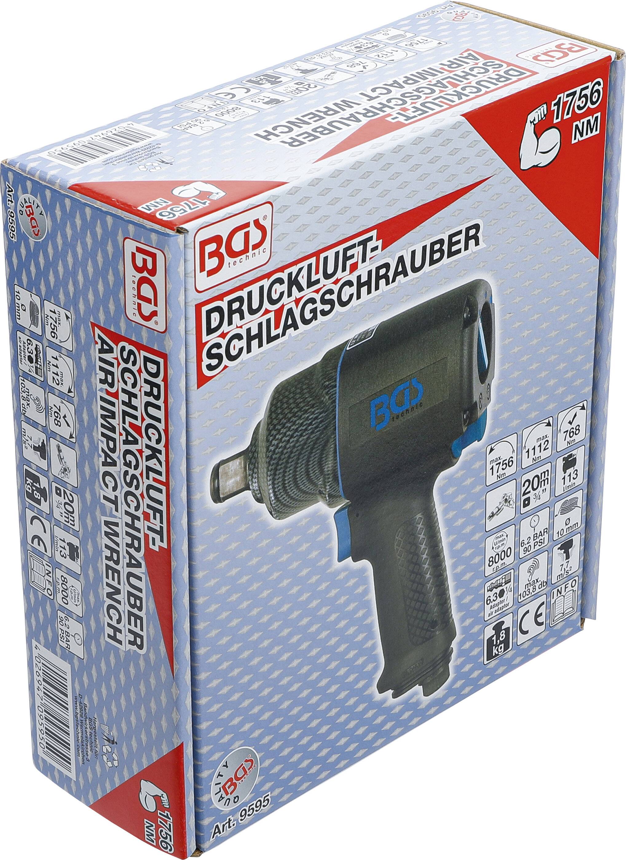 Druckluft-Schlagschrauber 20 mm (3/4") 1756 Nm-4