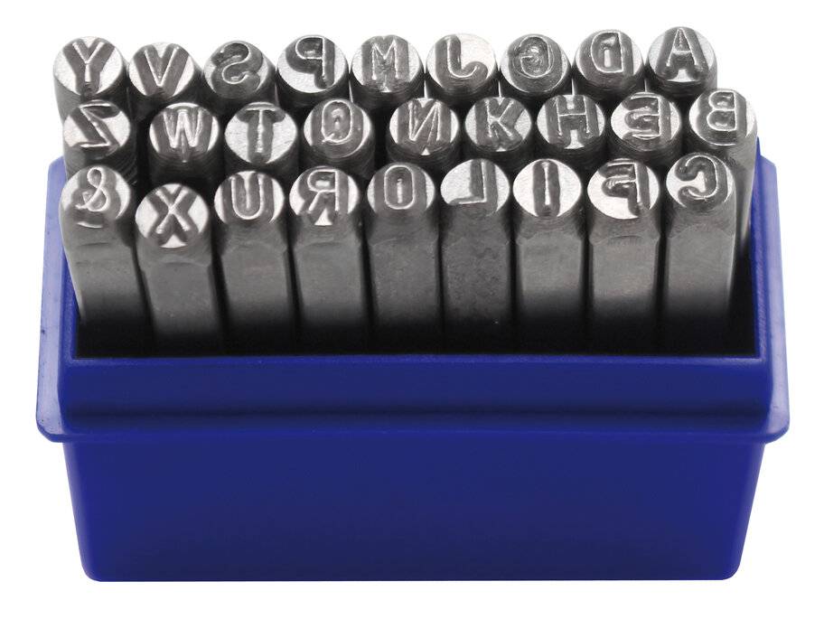 Einschlagbuchstaben 4 mm-0