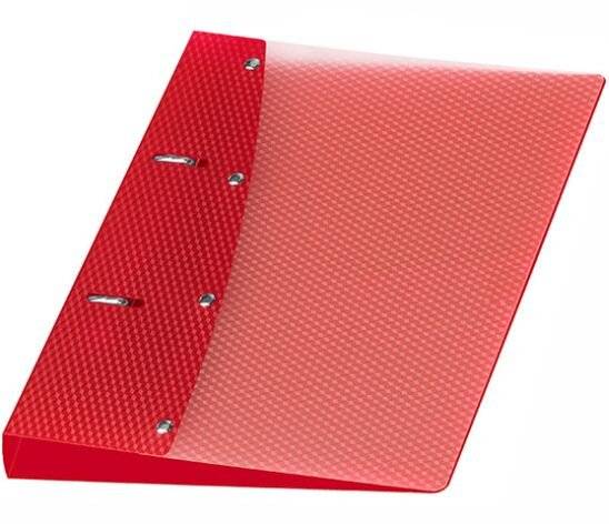 Ringbuch Diamond A5 2 Ringe 20mm rot-2