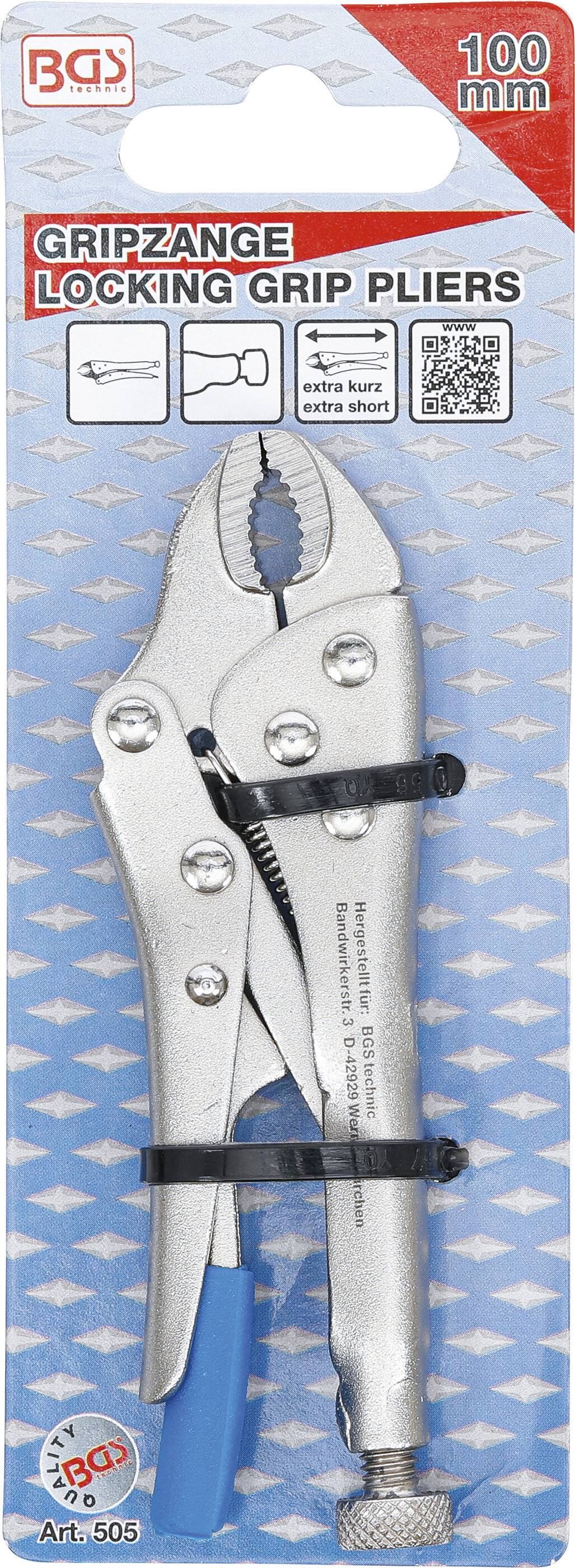 Gripzange extra kurz 100 mm-4