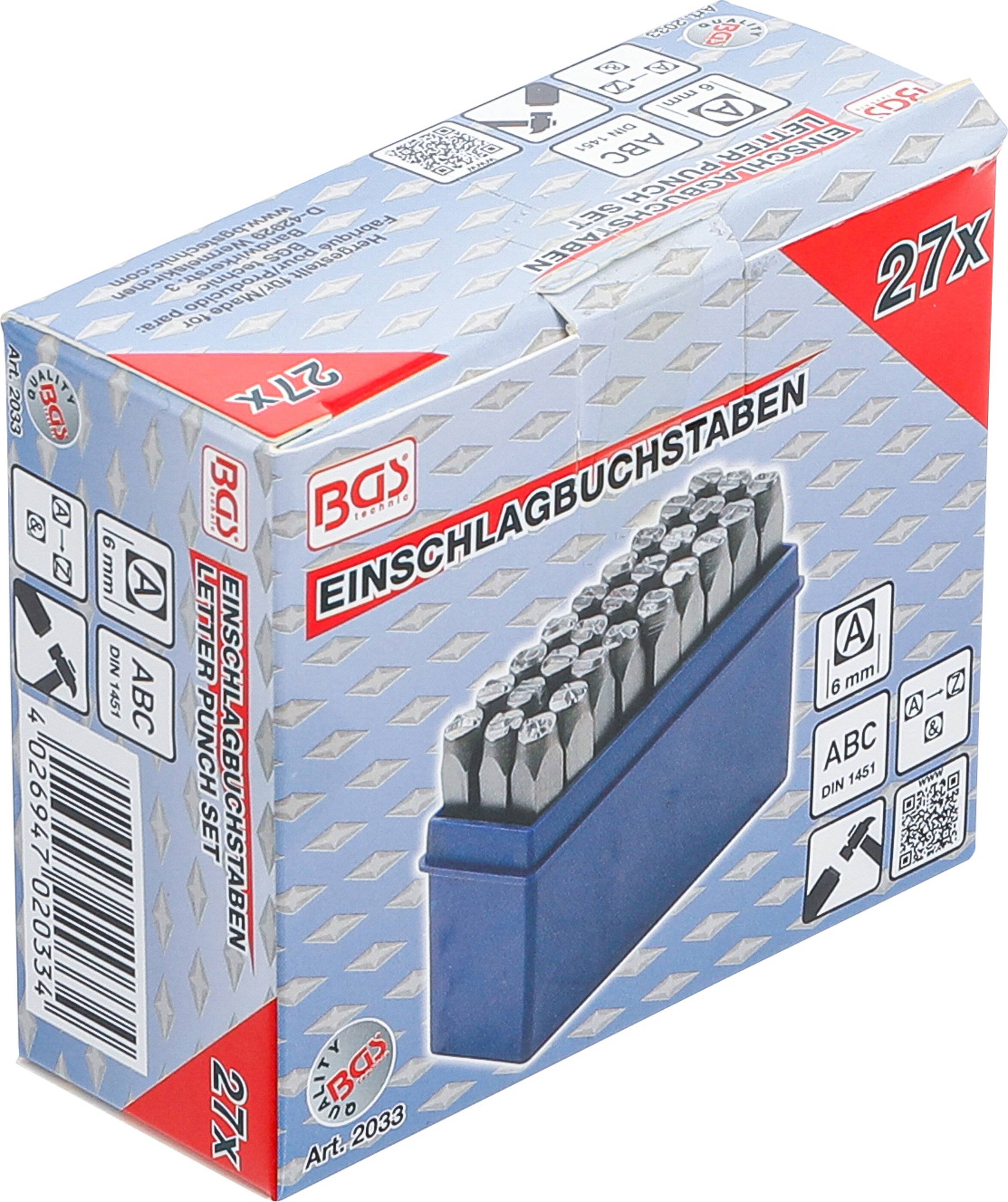 Einschlagbuchstaben 6 mm-4