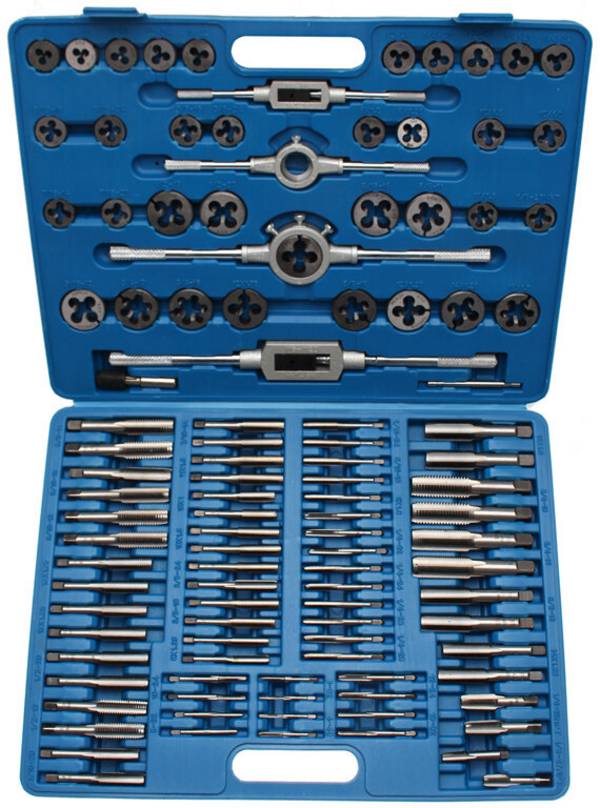 Gewindeschneid-Satz metrisch / Zoll 110-tlg.