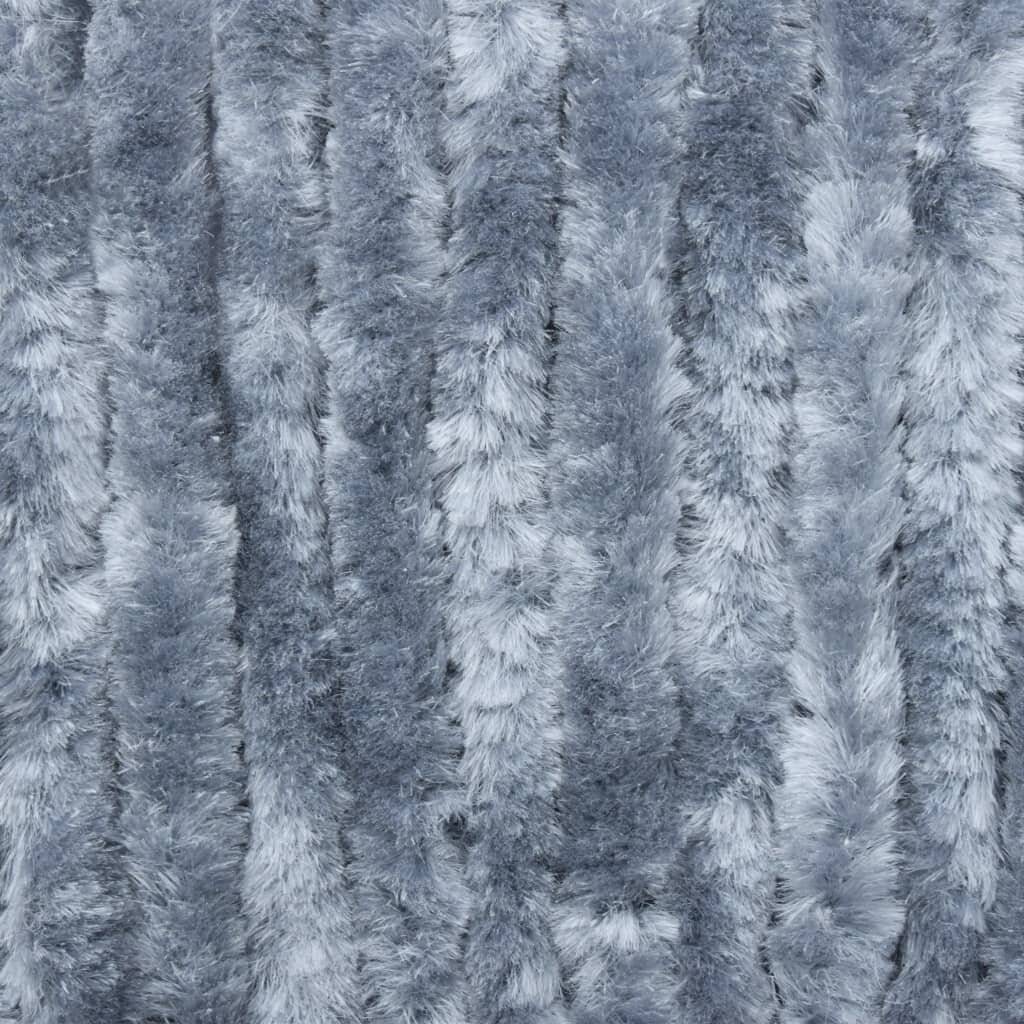 Insektenschutz-Vorhang Silbern 56x200 cm Chenille-1