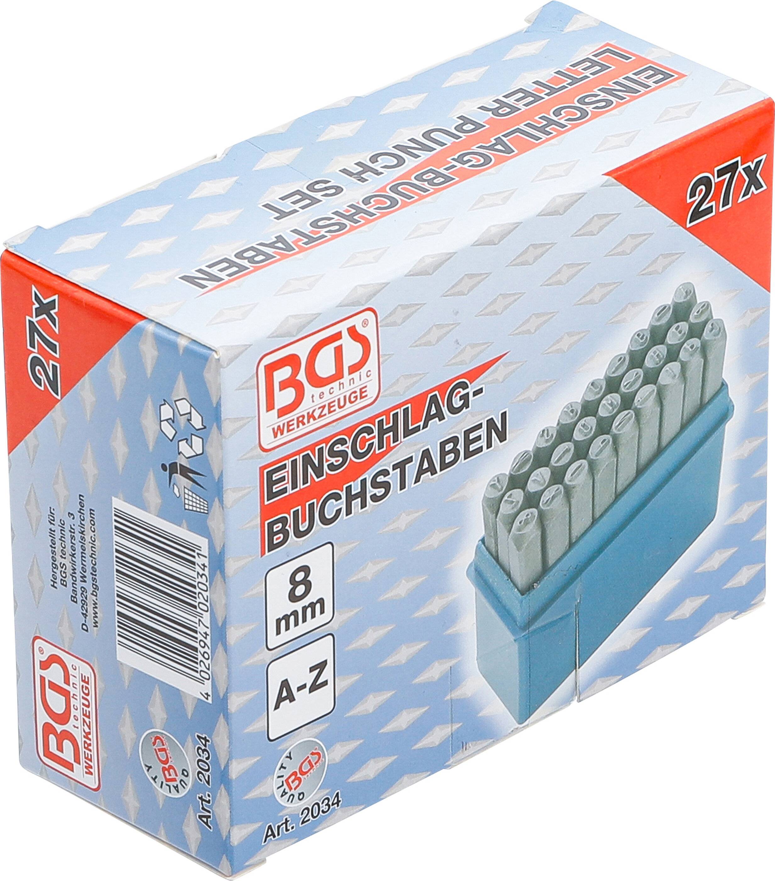 Einschlagbuchstaben 8 mm-4