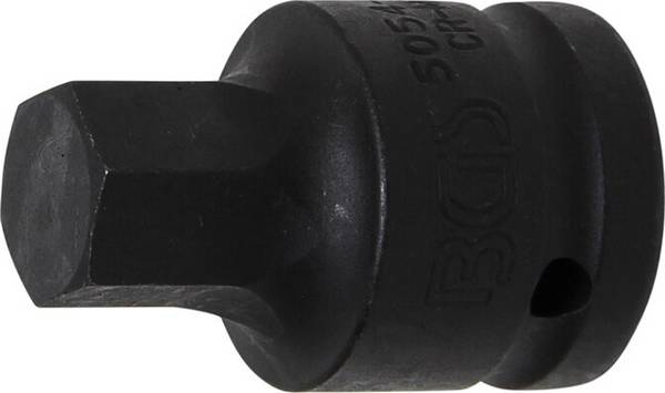 Kraft-Bit-Einsatz Antrieb Innenvierkant 20 mm (3/4") Innensechskant 19 mm
