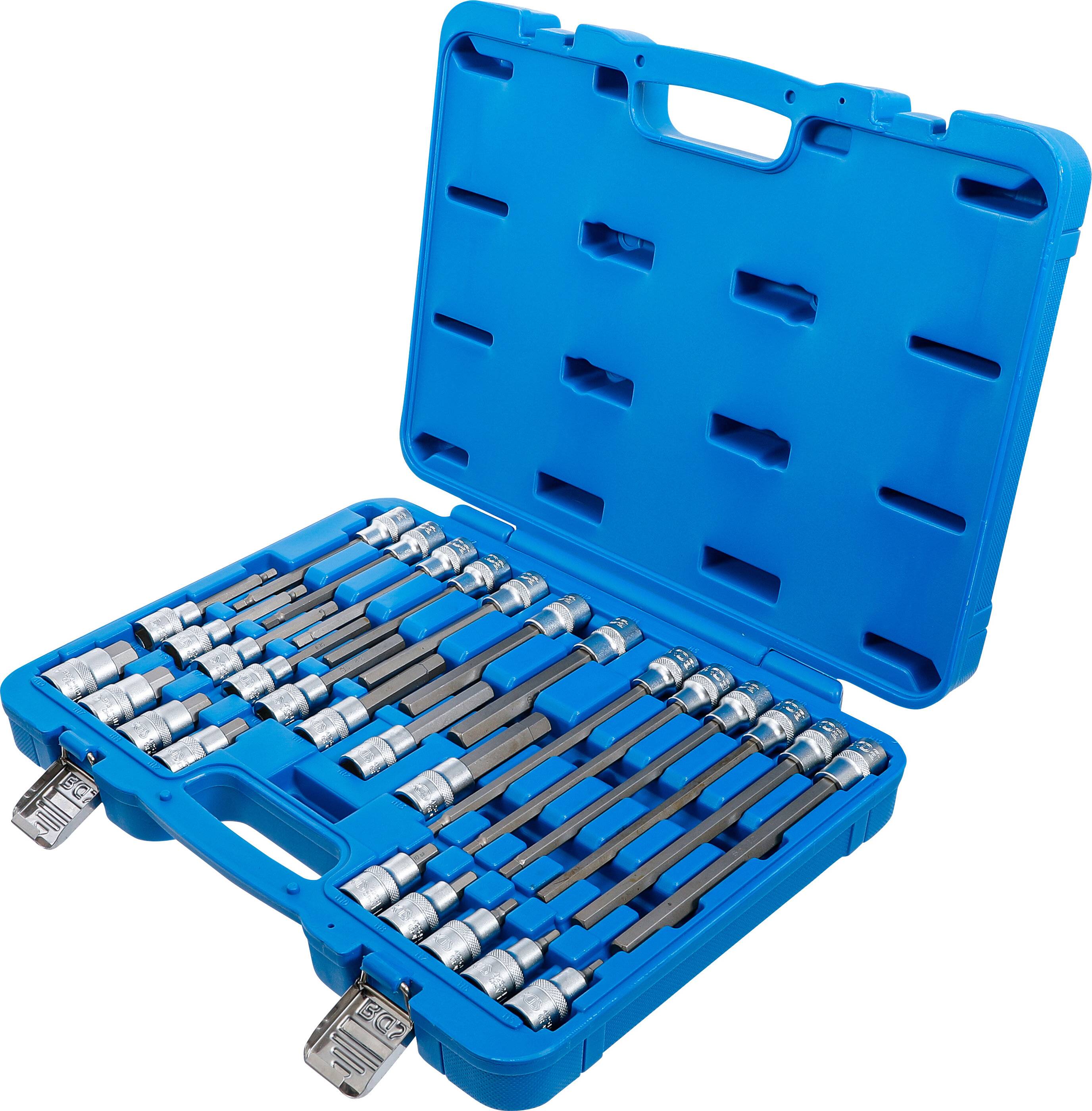 Bit-Einsatz-Satz Antrieb Innenvierkant 12,5 mm (1/2") Innensechskant 30-tlg.-3
