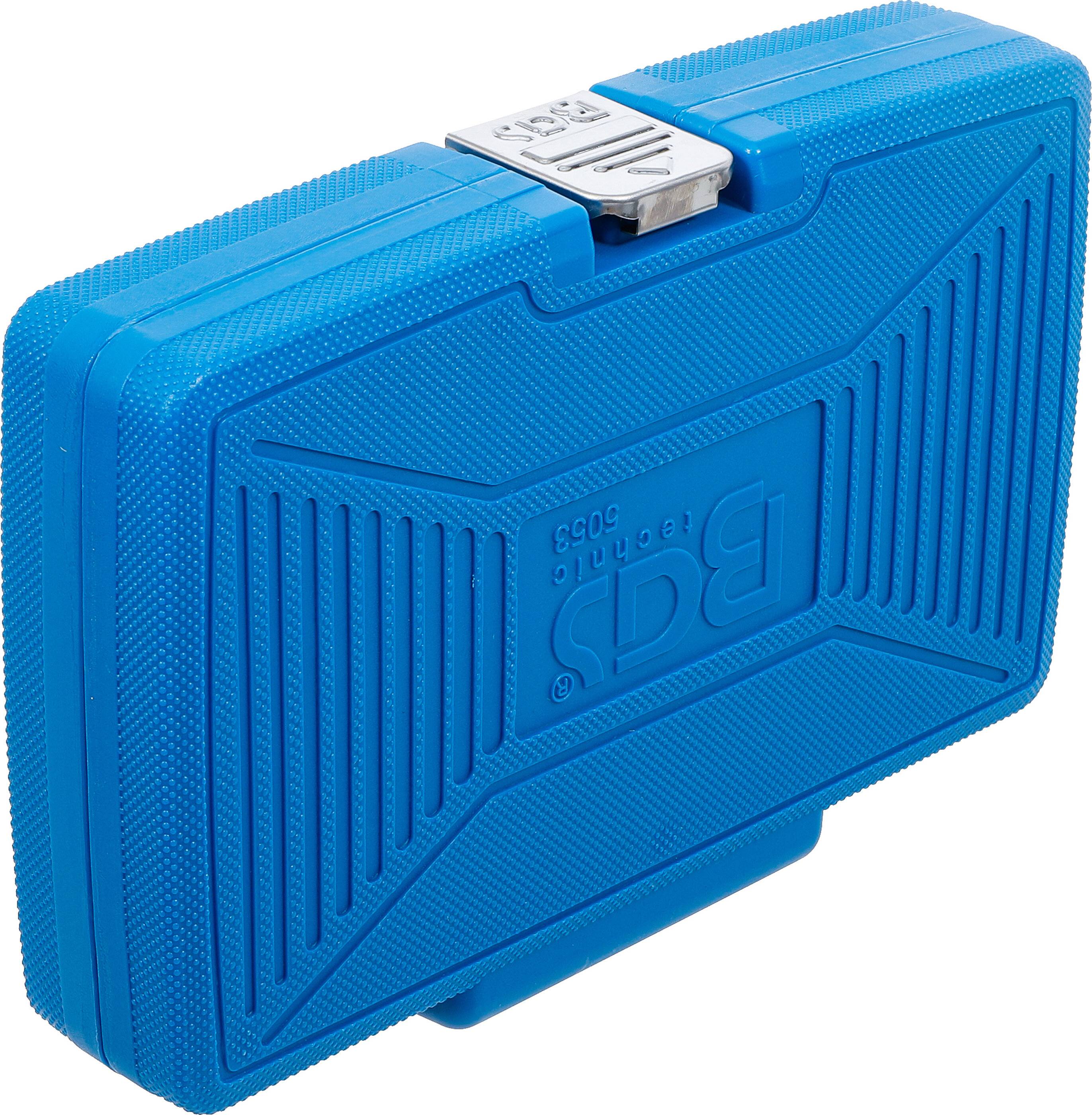 Bit-Einsatz-Satz Innenvierkant 12,5 mm (1/2") Innensechskant 7/32" - 13/16" Zollgrößen 11-t-4