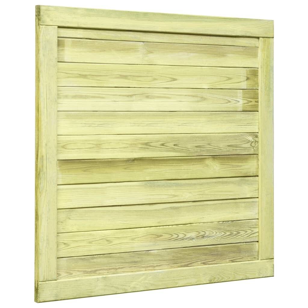 Gartentor Imprägniertes Kiefernholz 100 x 100 cm-3