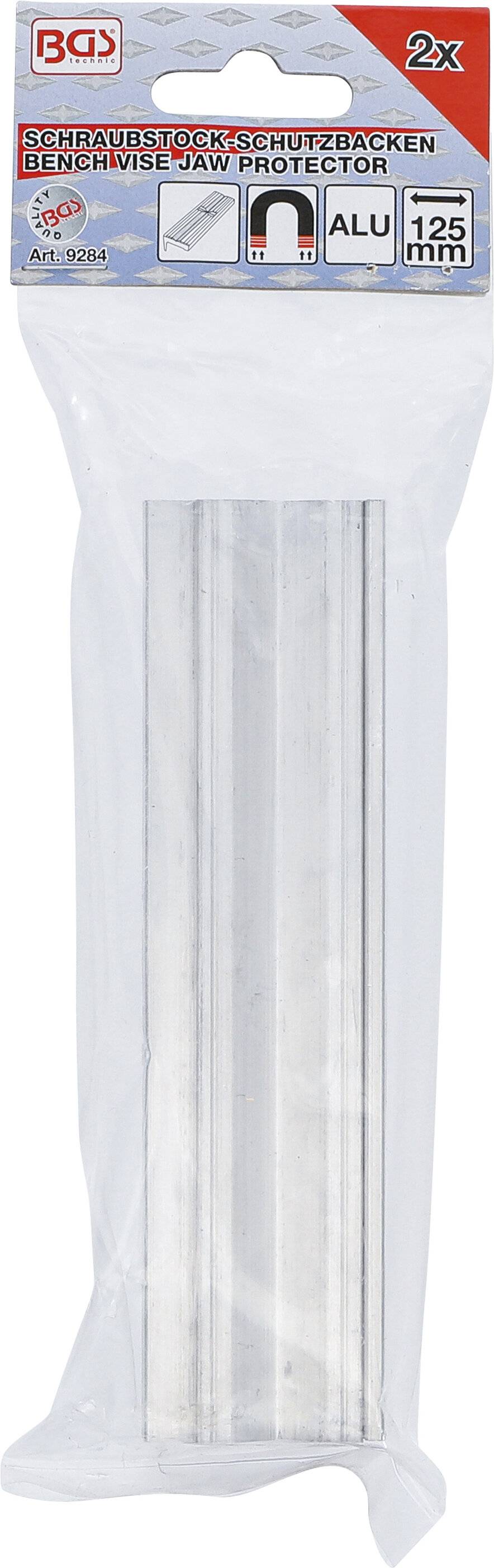 Schraubstock-Schutzbacken Aluminium Breite 125 mm 2-tlg.-2